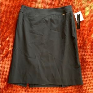 Tahari black business skirt